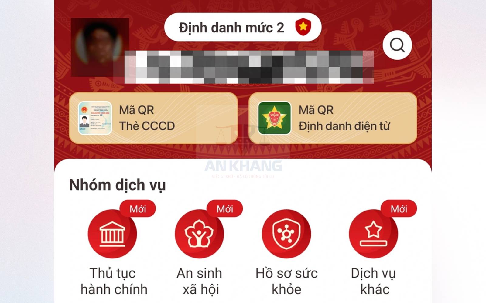 Đăng ký người phụ thuộc trên VNeID - Bước 1: Đăng nhập tài khoản