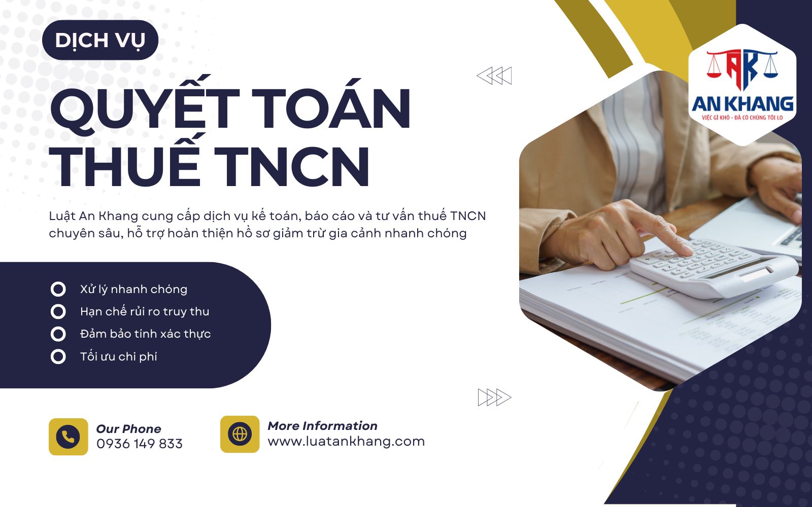 Dịch vụ quyết toán thuế thu nhập cá nhân xin giảm trừ gia cảnh