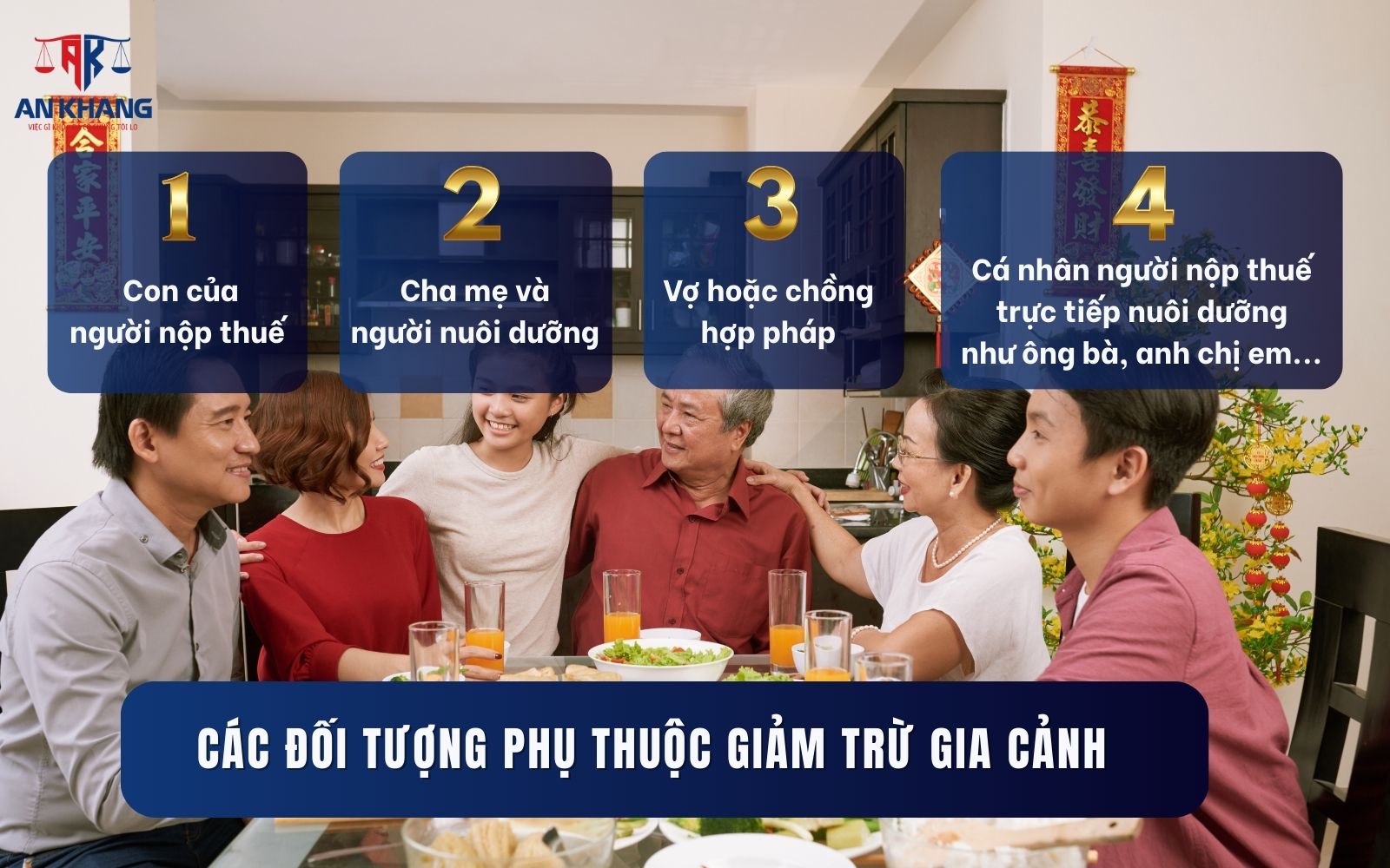 Đối tượng phụ thuộc giảm trừ gia cảnh thuế tncn là ai?