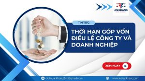 thời hạn góp vốn điều lệ