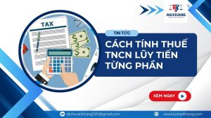 cách tính thuế TNCN lũy tiến