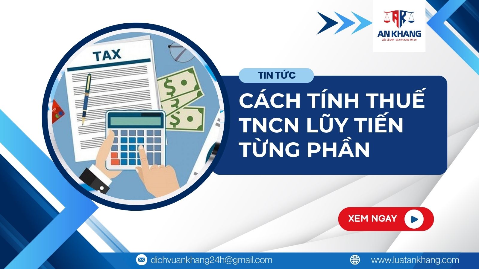 cách tính thuế TNCN lũy tiến