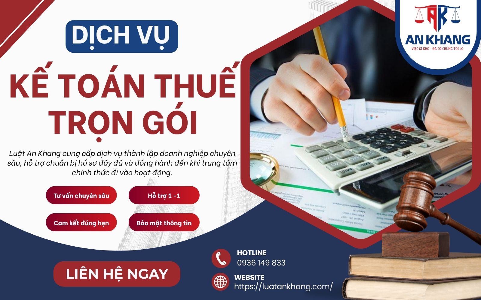 Luật An Khang - Dịch vụ kế toán thuế trọn gói cho doanh nghiệp