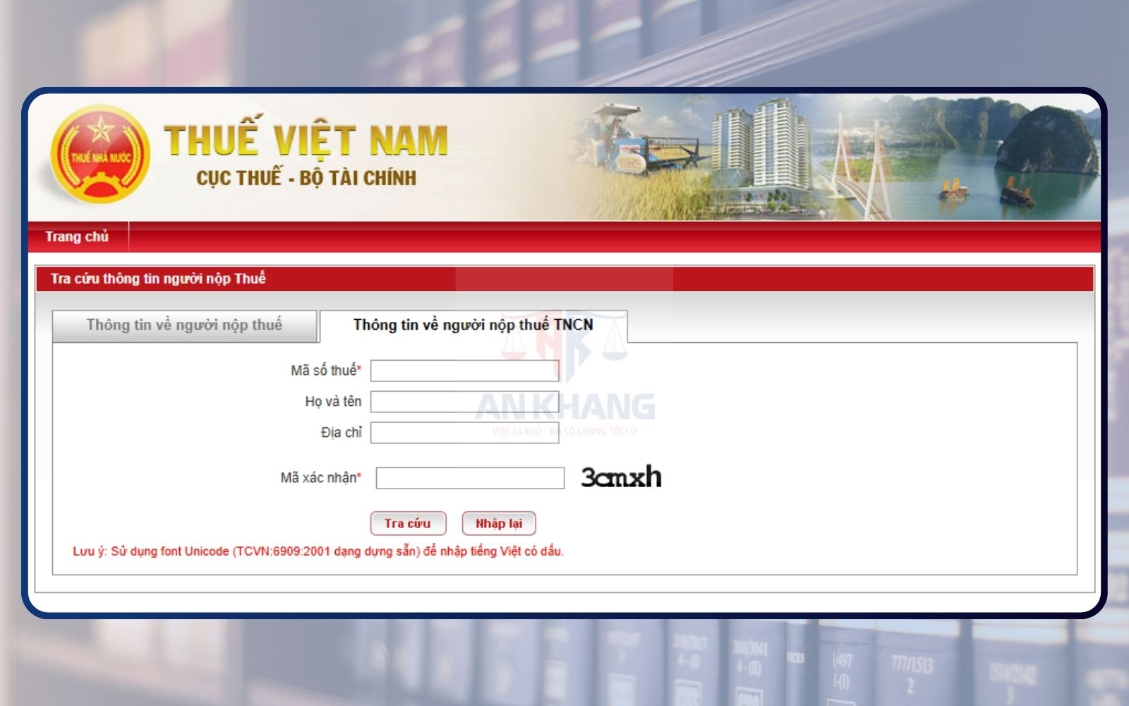 Tra cứu mã số thuế hộ kinh doanh online qua Tổng cục thuế Việt Nam