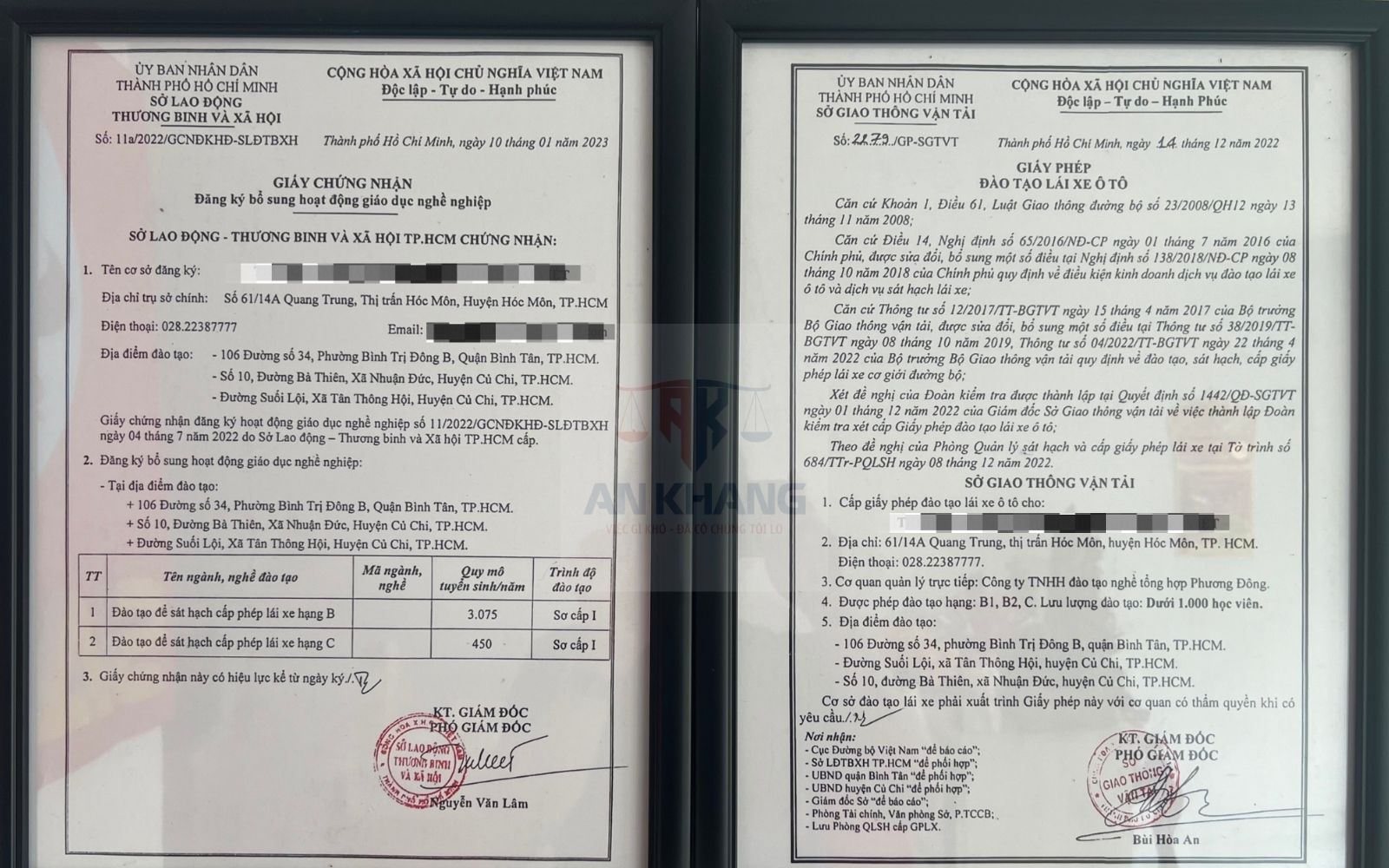 Thủ tục yêu cầu cấp lại giấy chứng nhận trung tâm sát hạch lái xe ô tô Thủ tục yêu cầu cấp lại giấy chứng nhận trung tâm sát hạch lái xe