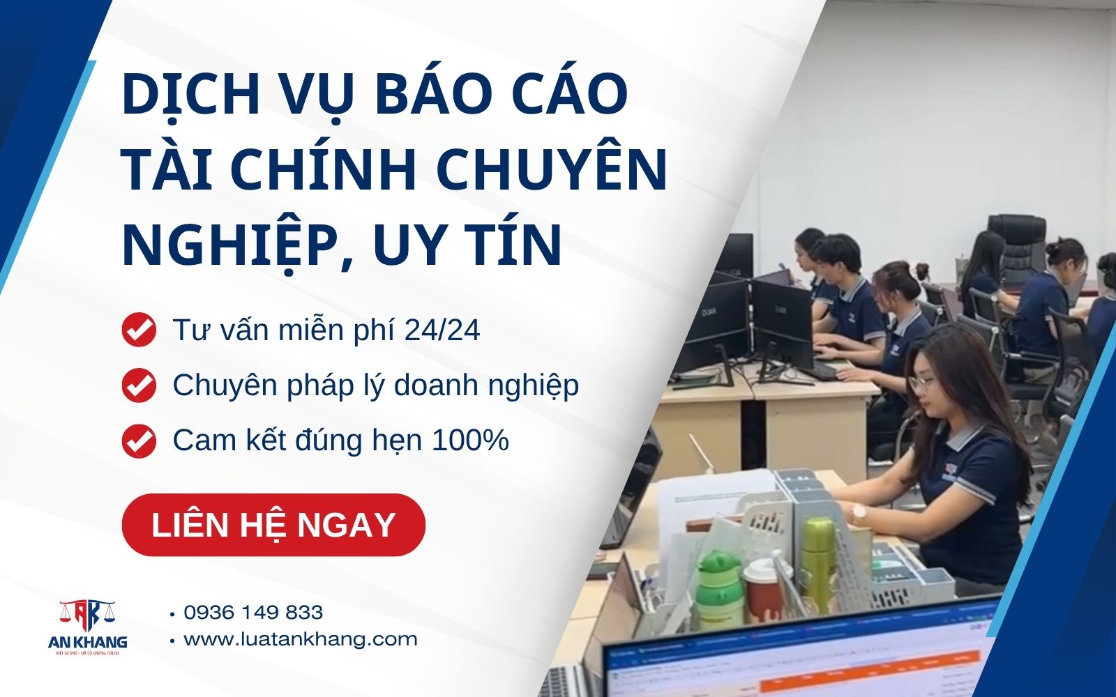 Luật An Khang – Dịch vụ làm báo cáo tài chính chuyên nghiệp, uy tín